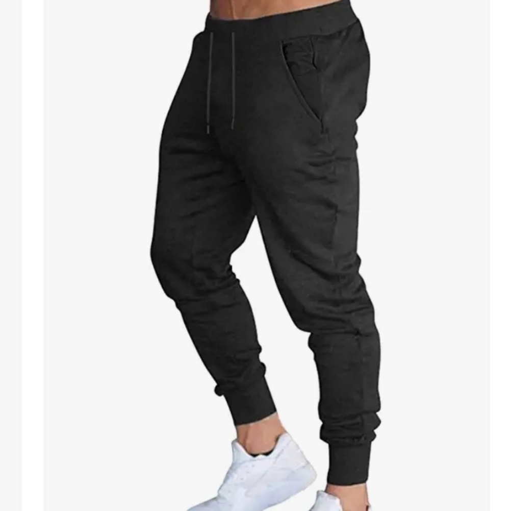 Six Lincoln New York Slim Fit Black Jogger Sweatpant